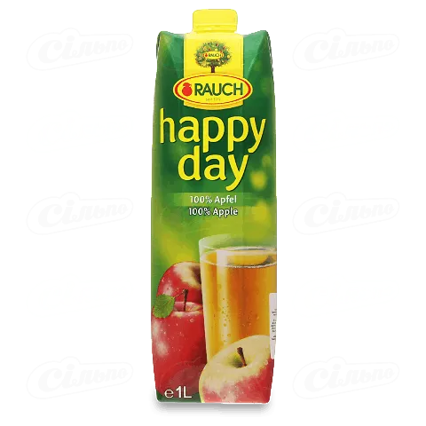 Сік Happy Day яблучний, 1л