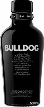 Джин Bulldog London Dry Gin, 40%, 1л