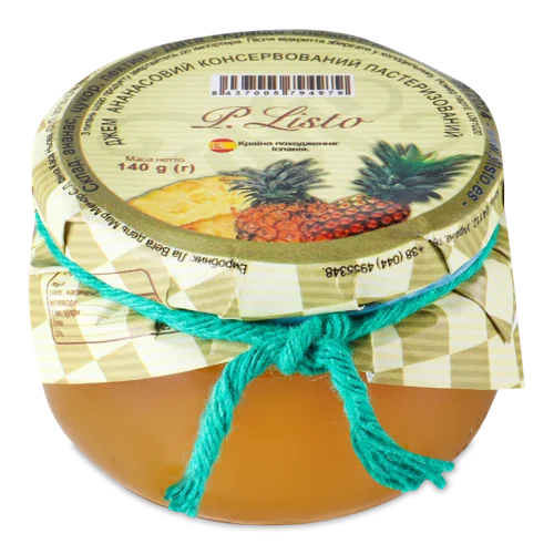 Джем Ананасовий Консервований, Вищого Ґатунку, 140г