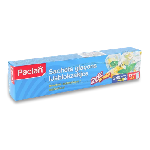 Пакети для льоду Paclan 12шт, Пакет для льоду, 12 шт