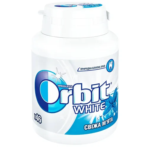 Гумка жувальна «Orbit White» Солодка м'ята 64г