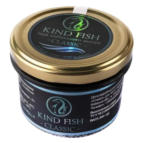 Ікра чорна Kind Fish Осетрова 200г