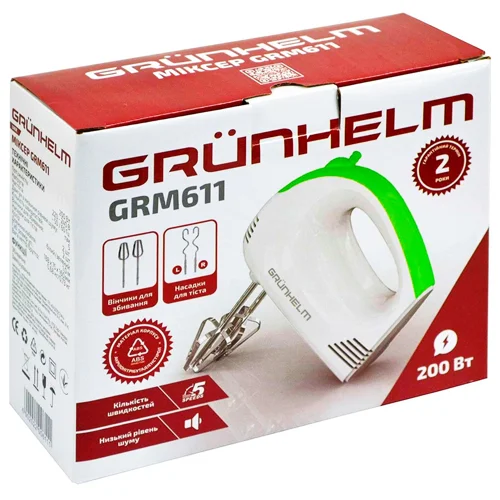 Міксер Grunhelm GRM611 200Вт