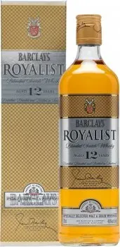 Віскі Barclays Blended Royalist 12 років витримки в подарунковій коробці 0.7л 40%