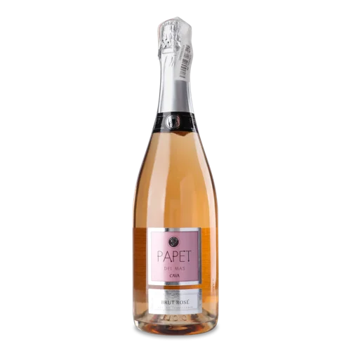 Ігристе Вино Рожеве Брют Cava Papet Del Mas, 0.75л, 11.5% в/ґ