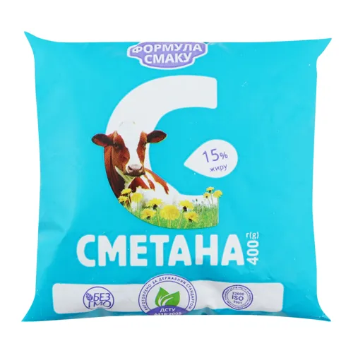 Сметана 15% Формула смаку м/у 400г
