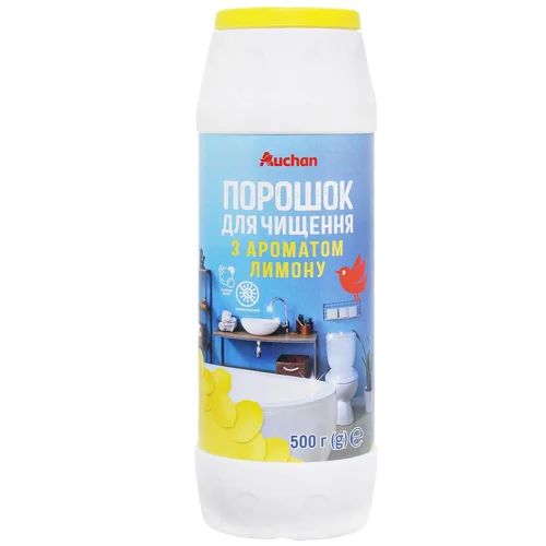 Порошок чистячий Auchan Лимон 500г