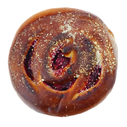 Булочка Плюшка з вишнями Кулиничі 120г