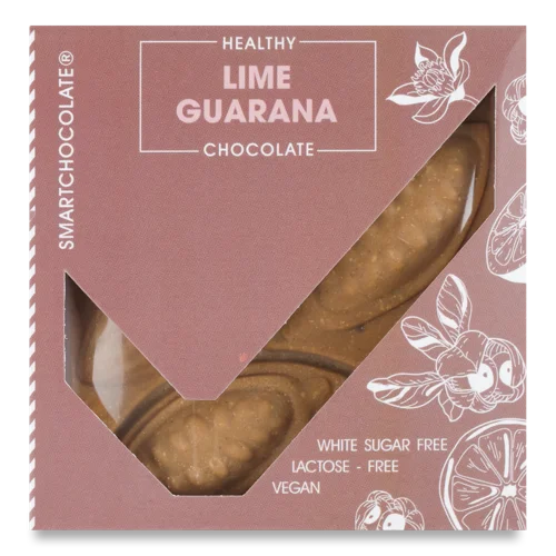 Шоколад Lime&Guarana Вищого Ґатунку, к/у 70г