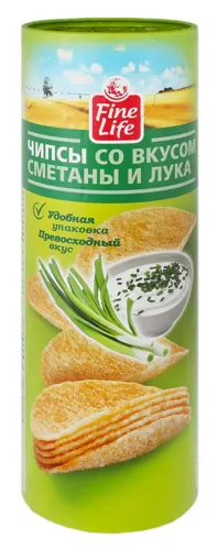 Чіпси сметанно-цибульні FL, 100г