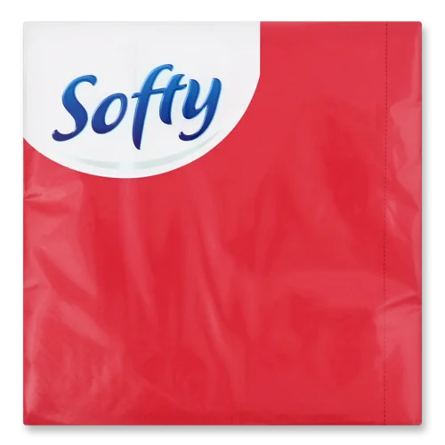 Серветки Паперові Softy Двошарові Однотонні 30x30 см, 20 шт