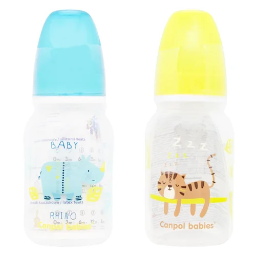 Пляшечка Canpol Babies з малюнком 120мл в асортименті