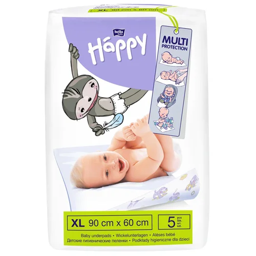 Пелюшки Bella Happy гігієнічні XL 60х90см 5шт