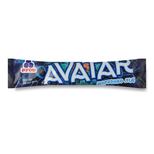 Морозиво Лід Вищого Ґатунку Avatar Рудь, м/у 70г
