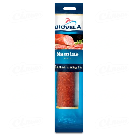 Ковбаса Biovela Домашня сирокопчена, 230г