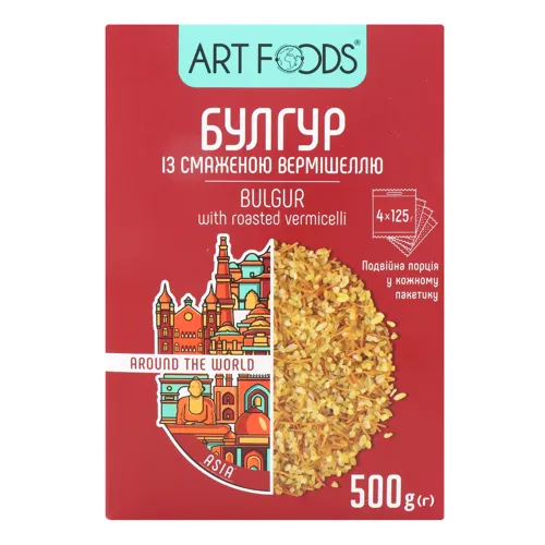 Булгур із смаженою вермішеллю Art Foods к/у 4х125г