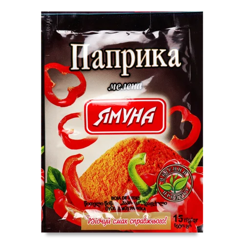 Паприка Мелена Вищого Ґатунку, м/у 15г