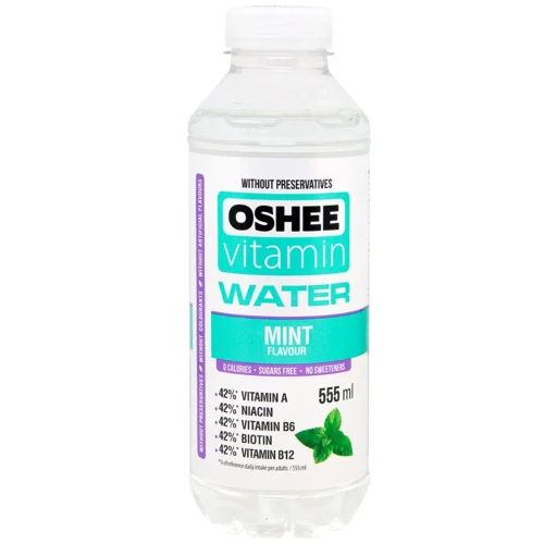 Напій Oshee Vitamin Water м`ята 0,555л