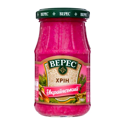 Хрін нестерилізований Український Верес с/б 190г