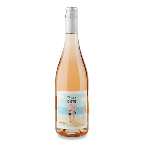 Вино Рожеве Сухе Pays d'Oc Rose D'ete 750мл 12.5% п/пл