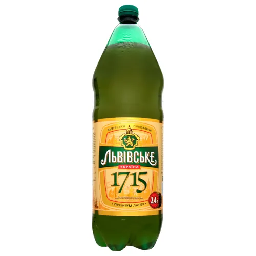 Пиво Львовское 1715 Преміум лагер 4,2% 2,4л