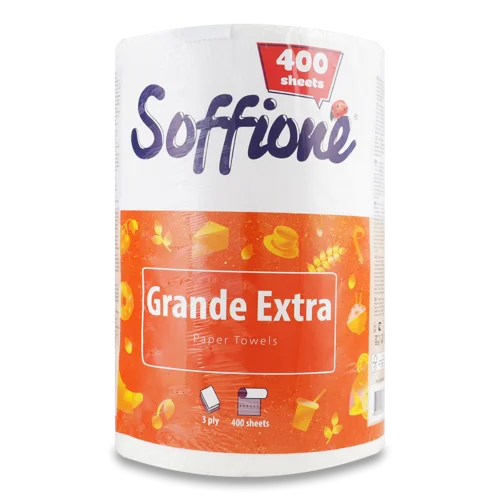 Рушники паперові 3-х шарові Grande Extra Soffione, в/ґ, 1 шт
