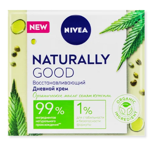 Крем для Обличчя Денний Відновлюючий Naturally Good Nivea, 50мл