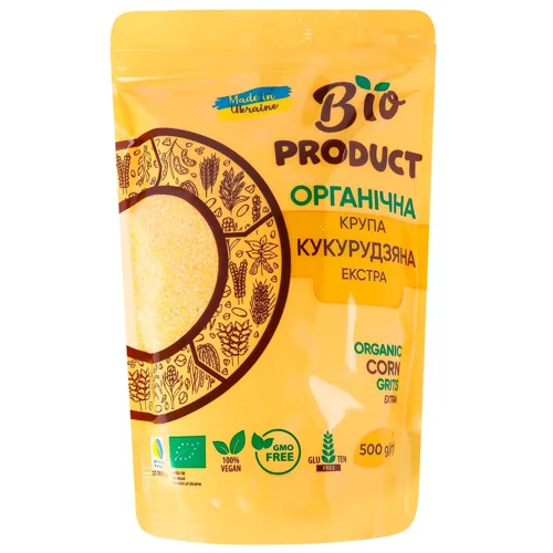 Крупа кукурудзяна Galeks-Agro Екстра органічна 500г