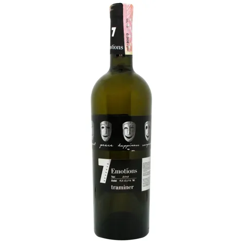Вино 7 Emotions Traminer біле напівсолодке 9-13% 0,75л