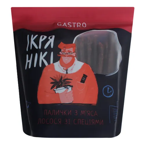 Палички з м'яса лосося зі спеціями Gastro Ікрянікі кг