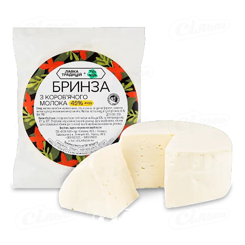 Сир Лавка традицій Villa Milk Бринза коров'яча молочна 45%, 1 кг