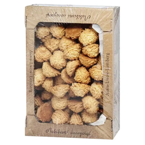 Печиво Львівські Солодощі здобне з кокосовою стружкою 800г