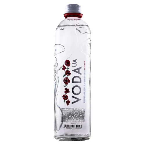 Вода джерельна з іонами срібла газована VODA UA 400мл