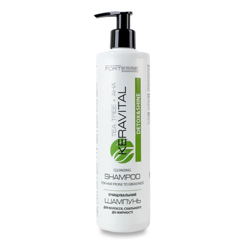 Шампунь для Жирного Волосся Detox&Shine KeraVital Fortesse, 400мл