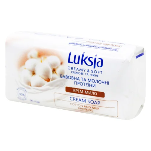 Крем-мило тверде Luksja бавовна і провітамін В5 90г