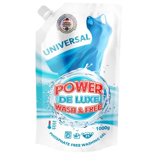 Гель для прання Power De Luxe Універсальний 1кг