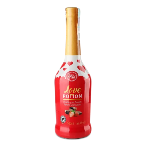Лікер Вершковий Зі Смаком Шоколаду Та Полуниці Love Potion Tokaj Spirit, 0.5л, 15%