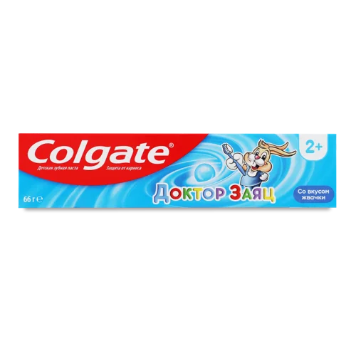 Зубна Паста для Дітей Від 2 Років, Жувальна Гумка, Лікар Заєць, Colgate, 50 мл