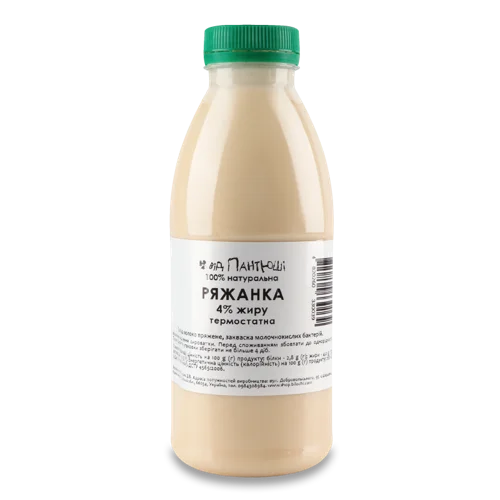 Ряжанка Термостатна 4% Від Пантюші, п/пл, 500г