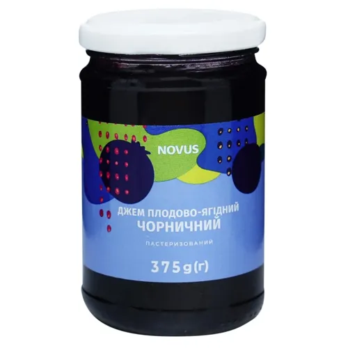 Джем Novus Чорниця 375г