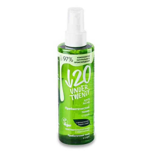 Пробіотичний Тоник-спрей Anti Acne Under Twenty, В/ґ, 200мл