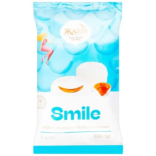 Зефір Жако з начинкою згущене молоко 300г