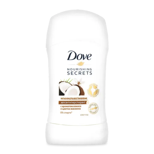 Антиперспірант-олівець для жінок з кокосом та жасмином Dove 40мл