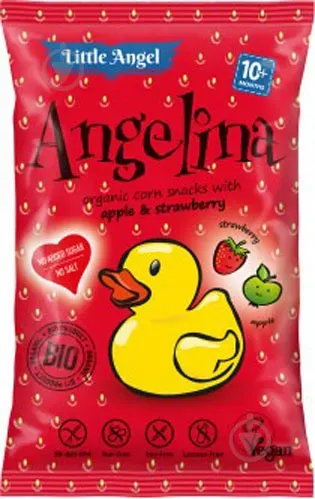 Кукурудзяні снеки Ангеліна органічні 30г п/ет ТМ Little Angel