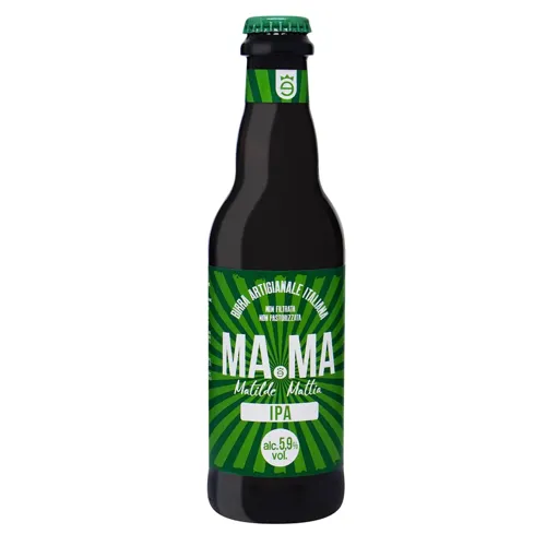 Пиво MaMa IPA світле нефільтроване 5,9% 0,33л