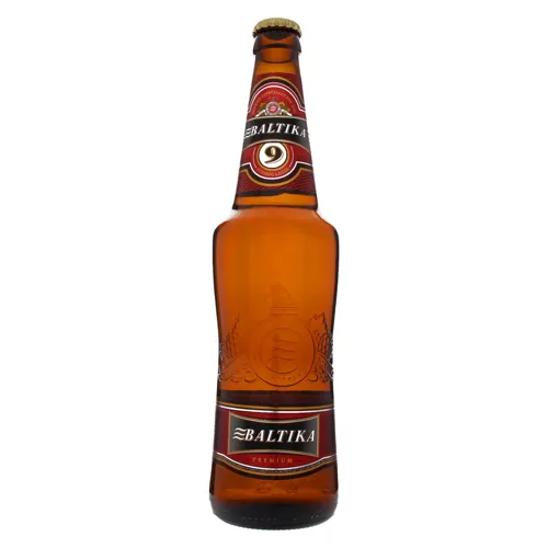Пиво 0.5л 8% світле пастеризоване Strong Lager №9 Premium Baltika