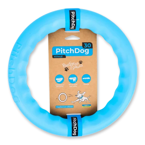 Кільце для апортирування Блакитне, D30см, №62382, PitchDog, 1шт