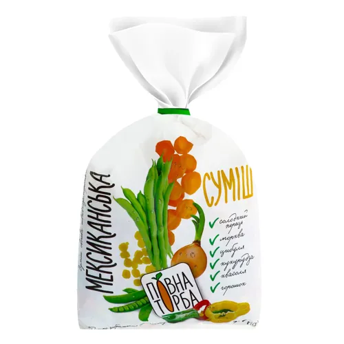 Суміш овочева швидкозаморожена Мексиканська Повна Торба 777г