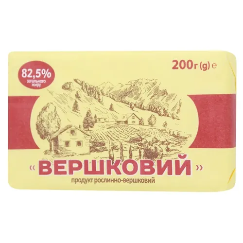 Продукт рослинно-вершковий Вершковий 82,5% 200г