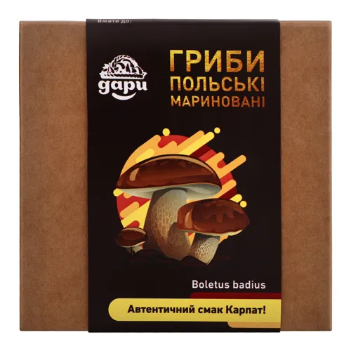 Гриби мариновані Польські Дари Гуцульщини к/у 348г